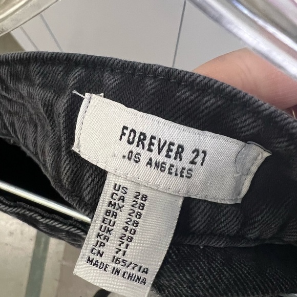 Excellent Condition Forever 21 Mini Button Jean Skirt - Picture 3 of 3